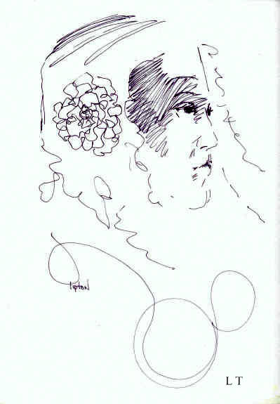 Sketching Portraits: Ink