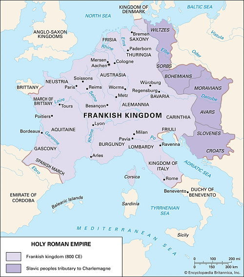Holy Roman Empire 800 AD
