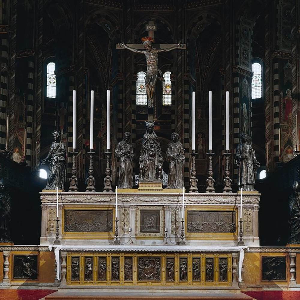 Donatello -Altar in the basilica in Padua